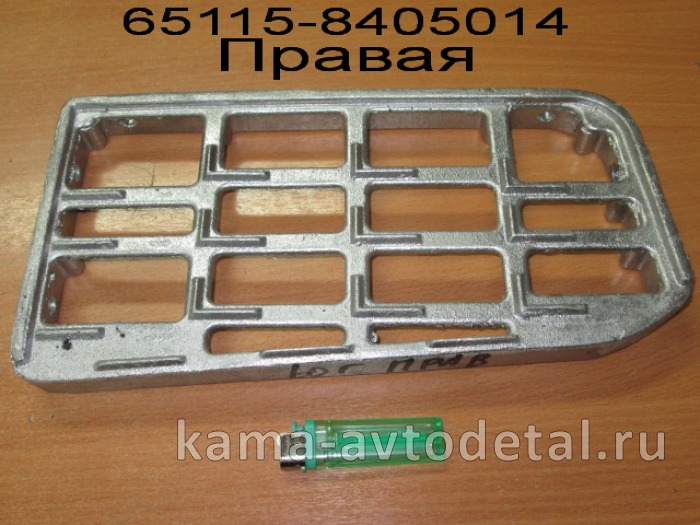 подножка кабины Евро 65115-8405014-01 верхняя ПРАВАЯ алюминиевая (эконом) 