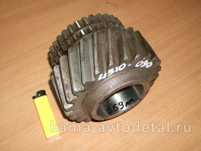 шестерня РК пром.вала 4310-1802090 стар.обр.(24з.,Dвнутр.69мм, под ролики) 4310-1802090