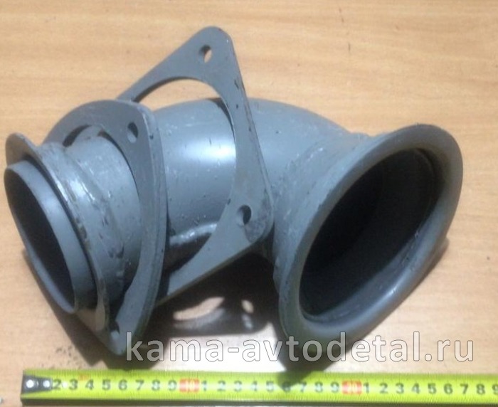 труба приемная - УГОЛ двс КАММИНС 65115-1203050-91 (флянцы: 3 отв./ 4отв.) 65115-1203050-91