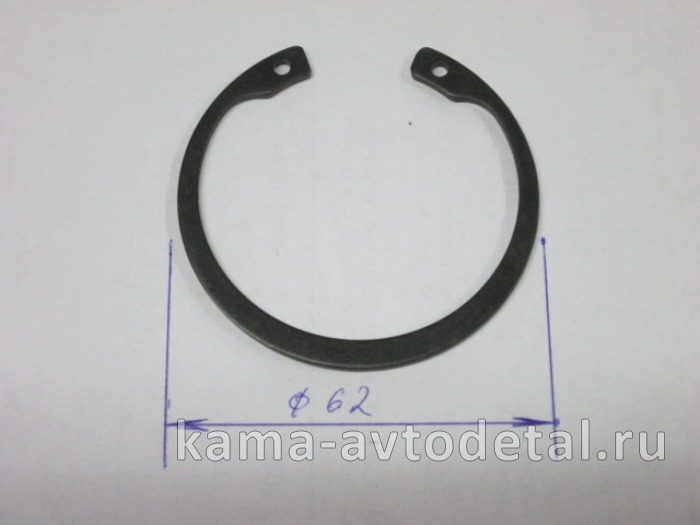 кольцо стопорное помпы ЕВРО (Д62мм) 7406.1307017 (смотри. кардан 6520-2205040) 7406.1307017