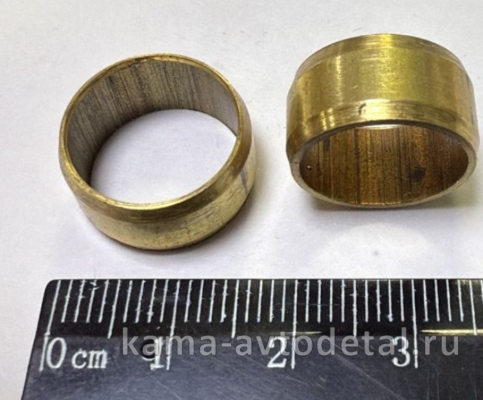 муфта торм трубки d14 (латунь) 864818 864818