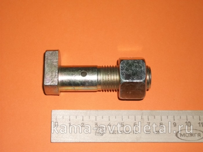 шпилька колеса МАЗ ("САПОЖОК") с гайкой 5335-3104008+3101040 (п53)(У69) 5335-3104008-40