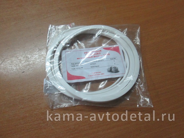 р/к масляного фильтра ЕВРО ЗАВОД (черные или белые кольца г. Балаково) (РТИ) 