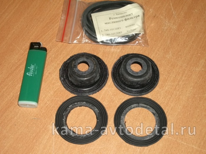 р/к масляного фильтра СТАР.ОБР. (полный/с чашками) (РТИ) 1012-РТИ