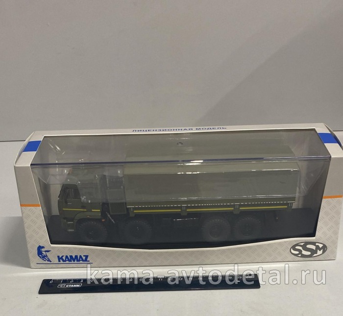 моделька КАМАЗ 6560 бортовой армейский 777.SSM1383 777.SSM1383 моделька КАМАЗ 6560 бортовой армейский 777.SSM1383 777.SSM1383