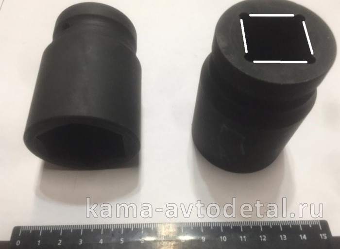 ключ-головка х38 ( КВАДРАТ отверстие под ГАЙКОВЕРТ) 