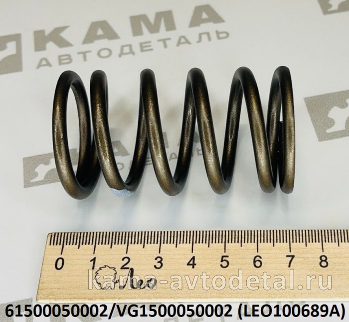 пружина клапана Вичай WP10/WD615 наружная LEO100689A (61500050002/VG1500050002) LEO100689A /61500050002