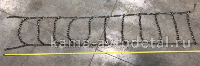 цепь противоскольжения "ШОССЕЙНИК - ЭКОНОМ" 12R20; 320х508; 315/70R22.5 Д8мм эконом