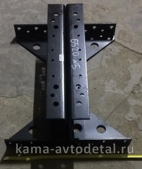 балка (поперечина) на раму №5 6520-2801150 (крепления реакт.штанг)* 6520-2801150