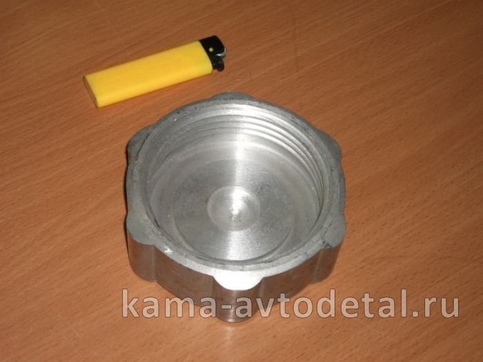 крышка топл бака ЕВРО алюминиевая с резьбой (ГОЛАЯ) 