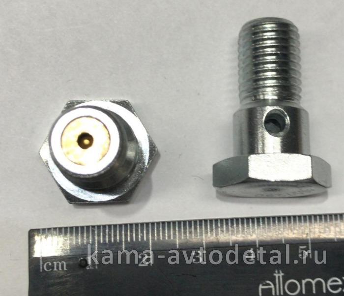 клапан обратки контрольный КАММИНС (болт-штуцер М14х1,5 с клап.) ISF,ISBe,ISLe,ISDe 3957290 3957290