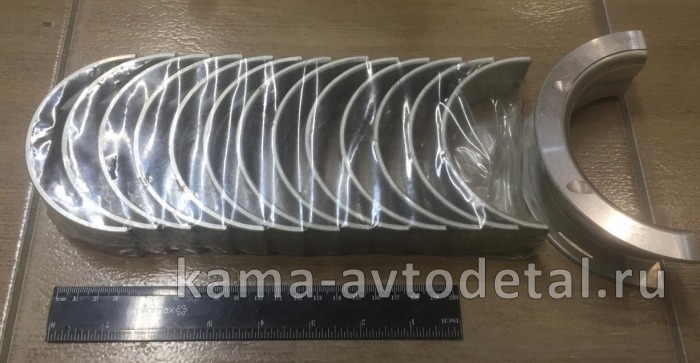 вкладыши КАММИНС коренные ISle, L, 6СТ, ISC Р1-0,25 (полный к-т:) 3945918 (3802211) эконом 104.119 3945918