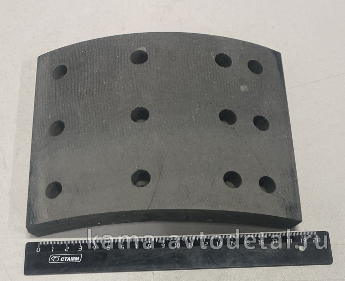 накладка тормозная прицепа на ось L1-8т.(толстая-тонкая) А0814/А0815 накладка тормозная прицепа на ось L1-8т.(толстая-тонкая) А0814/А0815