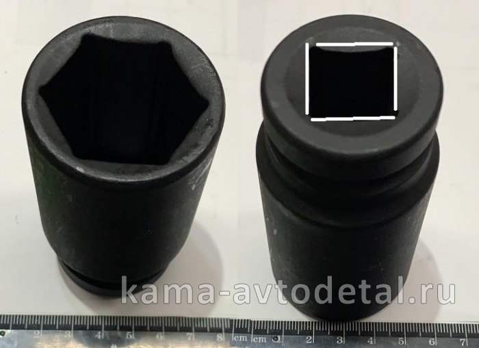 ключ-головка х33 (квадрат под вороток, гайковерт) 