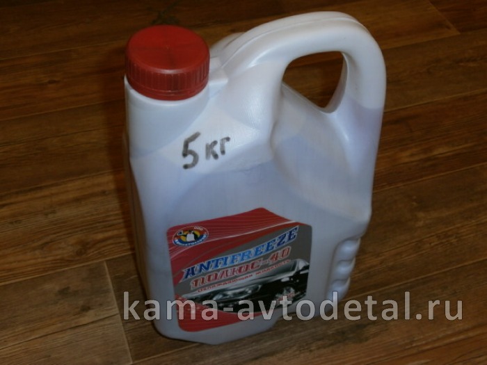 Антифриз (-40) КРАСНЫЙ (G12 -40) 4,25кг ("Полюс"-Наб Челны 61077) G12 -40