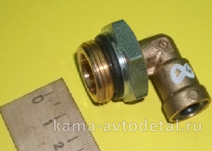 фитинг Металл. Угловой М22хД8 (45104350604290(4490) / D6502 8-M22х1,5-S) 