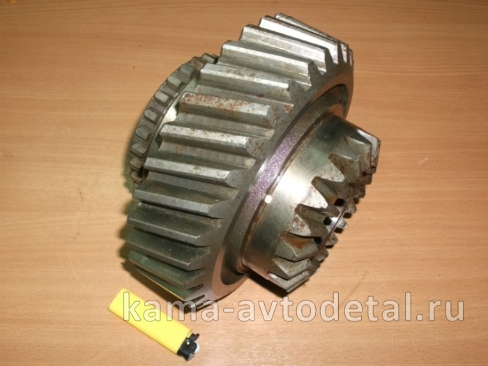 шестерня редуктора 6520 сред/моста ведУщая, привода Среднего моста ЗАВОД 6520-2502110 (цилиндр.)* 6520-2502110