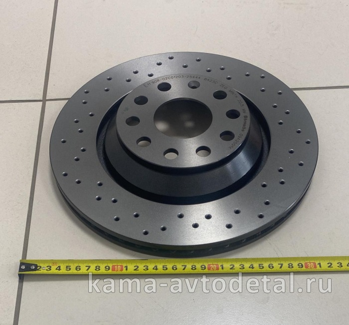 VAG диск тормозной задний вентилируемый "Xtra" BREMBO 09A2001X 09A2001X