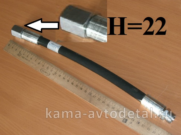 шланг ГУРа высок.давления (Г+Шт) 65115-3408020-60 ("Гайка М18(ключ22) / Штуцер М18") 65115-3408020-60