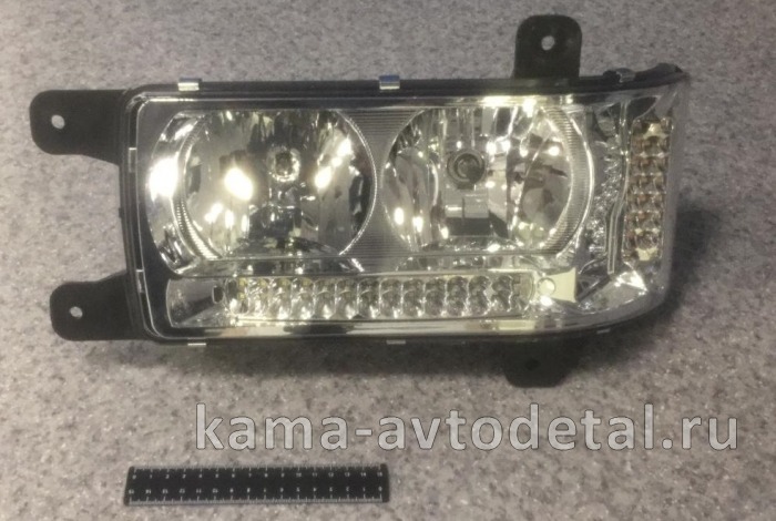 фара (блок-фара) КамАЗ евро-4 Левая АНАЛОГ ("БЕЗ линзы, светодиод, ДХО") 441.3775 441.3775 фара (блок-фара) КамАЗ евро-4 Левая АНАЛОГ ("БЕЗ линзы, светодиод, ДХО") 441.3775 441.3775