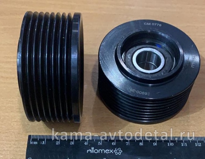 ролик-натяжной ремня ЕВРО-5 КамАЗ CM0778 (8 ручейковый, аналог 26900 DAYCO) CM0778 ролик-натяжной ремня ЕВРО-5 КамАЗ CM0778 (8 ручейковый, аналог 26900 DAYCO) CM0778
