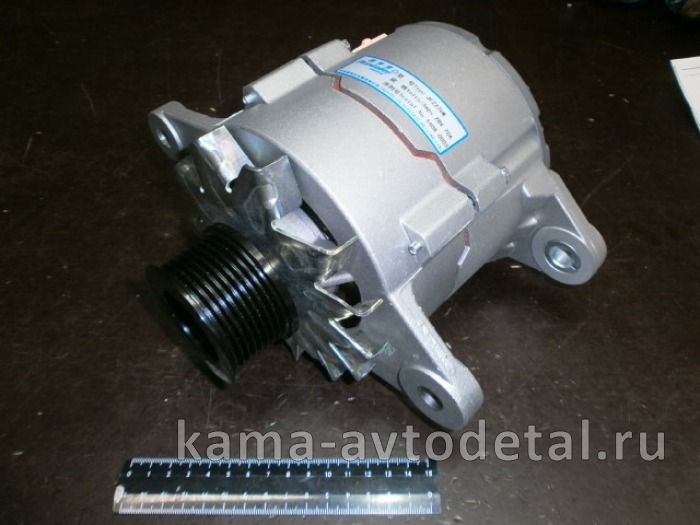генератор КАММИНС (28V, 70A) 3415609 (3972529, JFZ276W, JFZ2710F) "широкий кронштейн" 3415609
