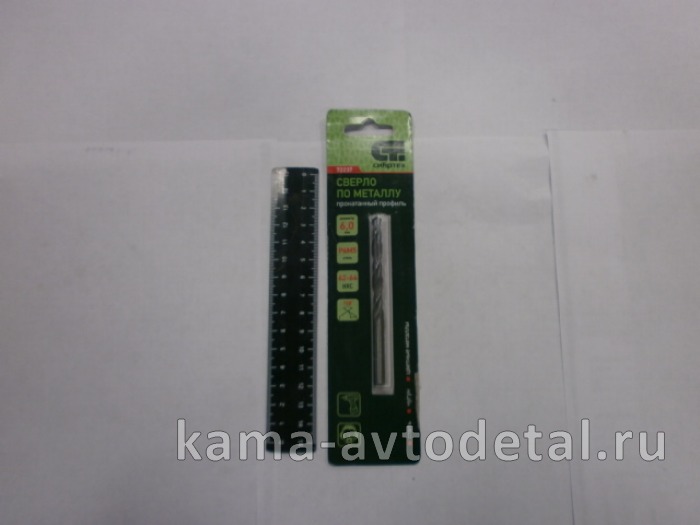 сверло по металлу d- 6 мм., Р6М5, цилиндр. хвост.// СИБРТЕХ (72237 / 100060) 72237