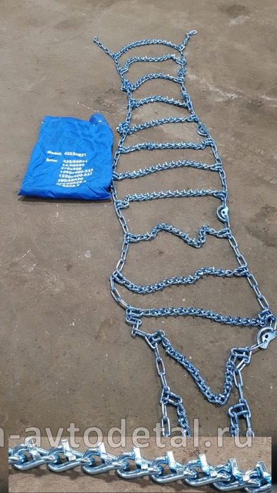 цепь противоскольжения "ВЕЗДЕХОД - скалолаз ШИП" 14R20; 425/85R21; 1260х400-533 Д8мм скалолаз