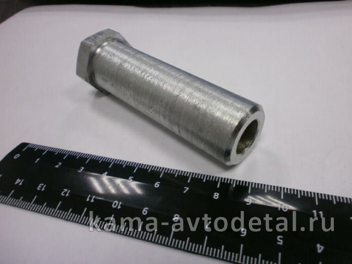 ось рычага кабины передняя 65201-5001017 (резьба внут. М12, наруж Д23мм. крепление пневмоподушки)* 65201-5001017