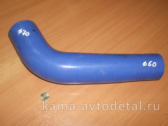патрубок радиатора 026-6520 СИЛИКОН "СИЛКО или др." нижн.(переменный Д60х70) 6520-1303026 (РТИ) 