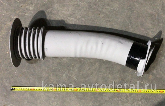 труба глушителя обогрева кузова самосвала 6522-1203048-10 (с пружиной) 6522-1203048-10
