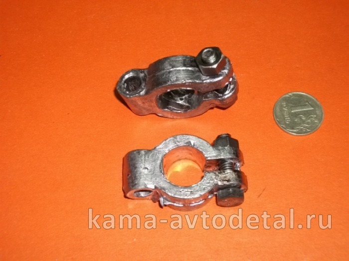 клемма АКБ свинец с болтами М6 простые 