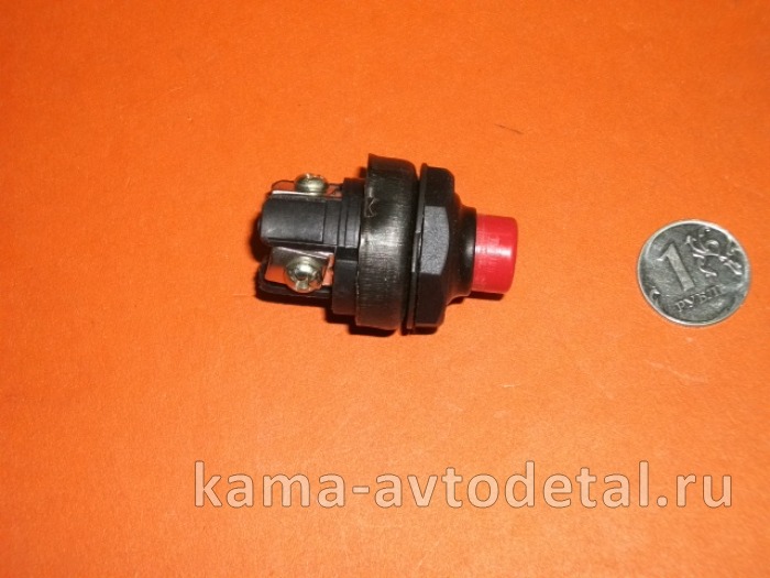 кнопка массы (11.3704) "красная" 5320-3740157 11.3704-01