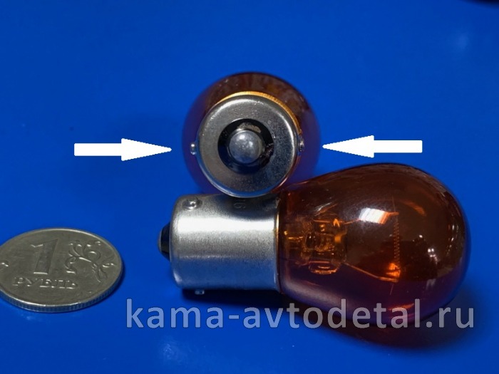 лампа 24х21 ЖЕЛТАЯ 24V-21W ВАS15S 82413ORANGE 24V-21W ВАS15S