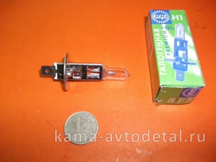 лампа Н-1 24х100 (противотум без провода) P14,5s H1 24-100