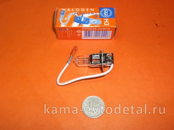 лампа Н-3 24х70 (противотум С проводом) Pk22s 54330 Н-3 24-70