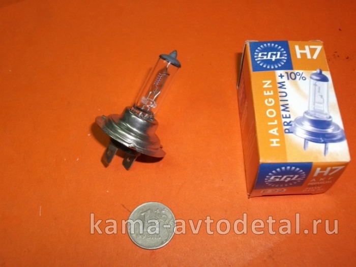 лампа фарная Н7 24х70 галоген 54730 PX26D 