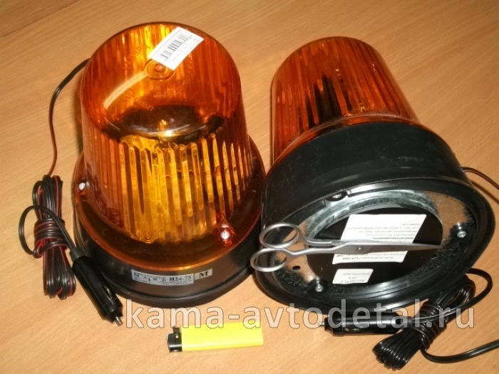 маяк на МАГНИТе ИМПУЛьсный (ГАЛОГЕНовая лампа 24х75) прикуриватель_И24-75М 