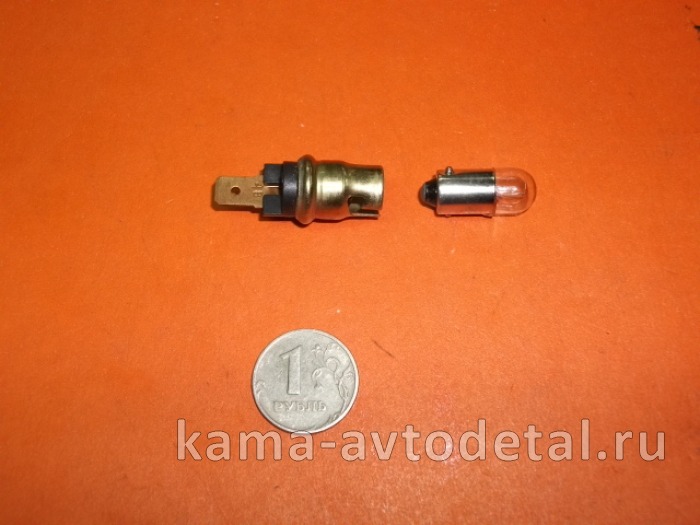 патрон лампы 24х4 (металл.) подсветки фар (ЛВ211-3714329) ЛВ211-3714329