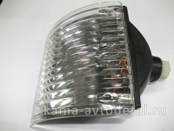 повторитель поворотов УП-1 6520 ЕВРО с белым стеклом ("полосатый") 4502.3712-01 4502.3712-01