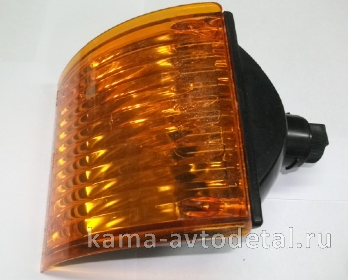 повторитель поворотов УП-1 6520 ЕВРО с желтым стеклом ("полосатый") 4502.3712 