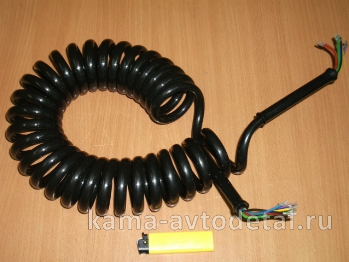 провод прицепа СПИРАЛЬный БЕЗ вилок ЗАВОД (черный полиамид) 5992-356507-00 5992-356507-00 провод прицепа СПИРАЛЬный БЕЗ вилок ЗАВОД (черный полиамид) 5992-356507-00 5992-356507-00