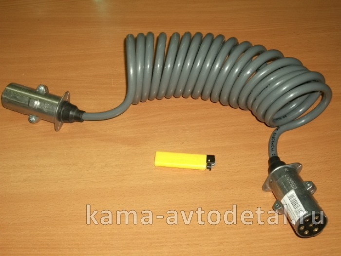 провод прицепа СПИРАЛЬный С вилками (20 витков, "эконом") провод прицепа СПИРАЛЬный С вилками (20 витков, "эконом")