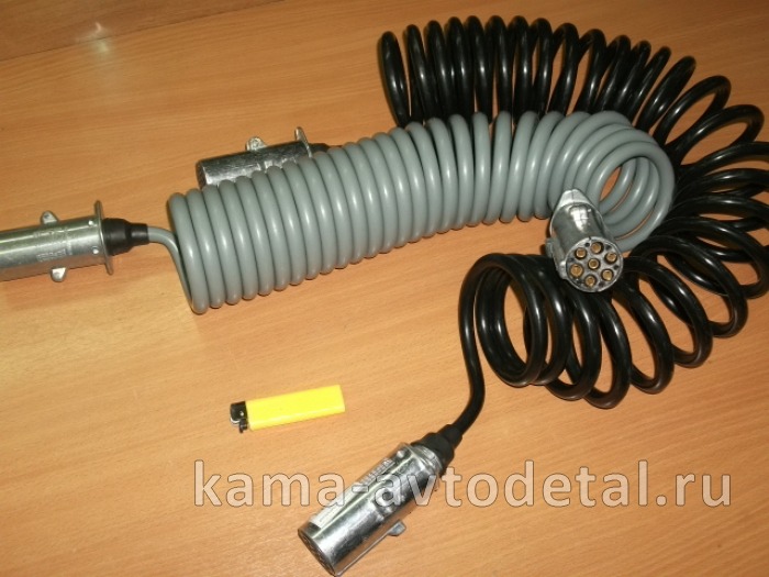 провод прицепа СПИРАЛЬный С вилками (26 витков, 7-7,5 м дешевый) 5410-3724706 5410-3724706 провод прицепа СПИРАЛЬный С вилками (26 витков, 7-7,5 м дешевый) 5410-3724706 5410-3724706