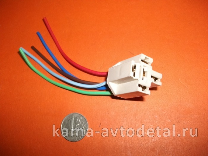 разъем на реле БОШ (5 клемм) с проводами 9016 9016
