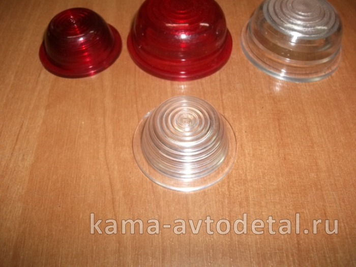 рассеиватель габаритного фонаря (на РОГА) Е-101 белый малый 