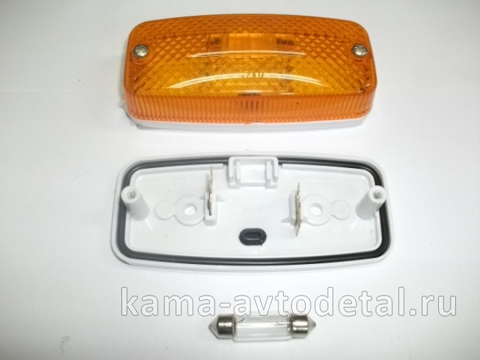 фонарь габаритный боковой ЕС 04-желтый (евросвет) 
