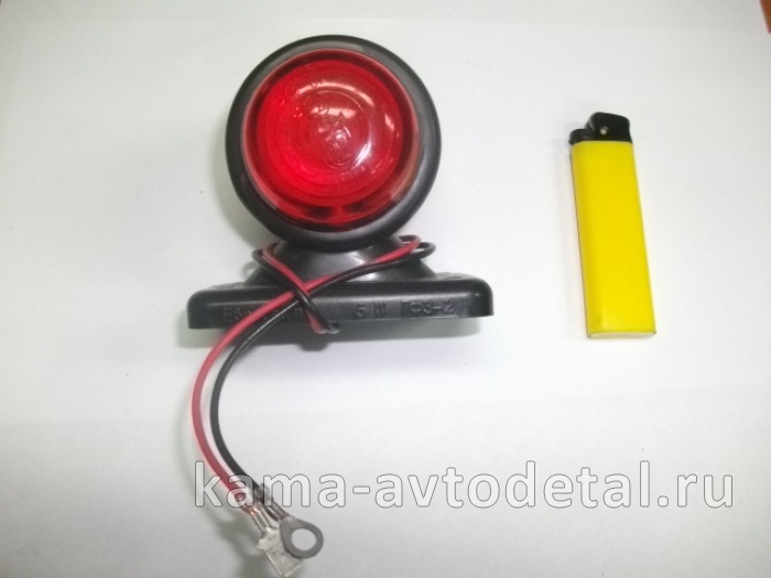 фонарь габаритный ГФ-3,1 (или3,2к.) ("РОГ") ЕВРОСВЕТ (прямой, самый короткий) 