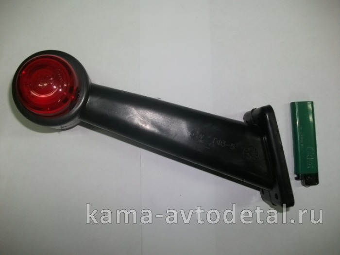 фонарь габаритный ГФ-3,5 ("РОГ") ЕВРОСВЕТ (угол 45, длинный) фонарь габаритный ГФ-3,5 ("РОГ") ЕВРОСВЕТ (угол 45, длинный)