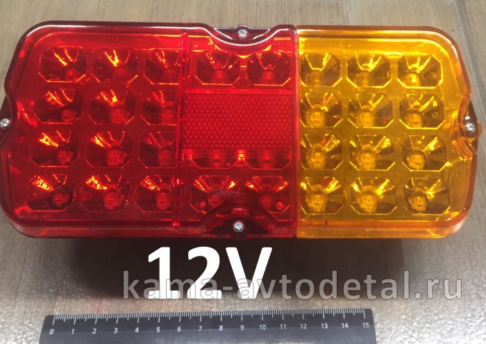 фонарь задний 4310 на светодиодах 12V (не тонированный) фонарь задний 4310 на светодиодах 12V (не тонированный)